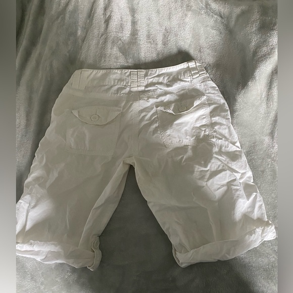 Jacob connexion cargo shorts, creme white, 100% coton - Picture 2 of 7